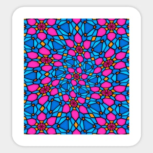 Beautiful Stained Glass Pattern Sticker